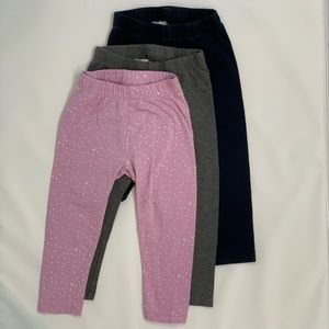 Baby Gap Toddler Girl Cotton Leggings (3 Set)